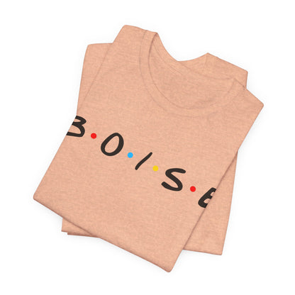 Boise Retro Friends-Style Tee — City Name Graphic T-Shirt