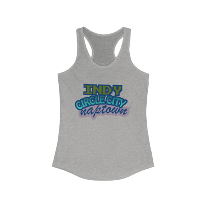 Indy Circle City Naptown | Women’s Ideal Racerback Tank | True North