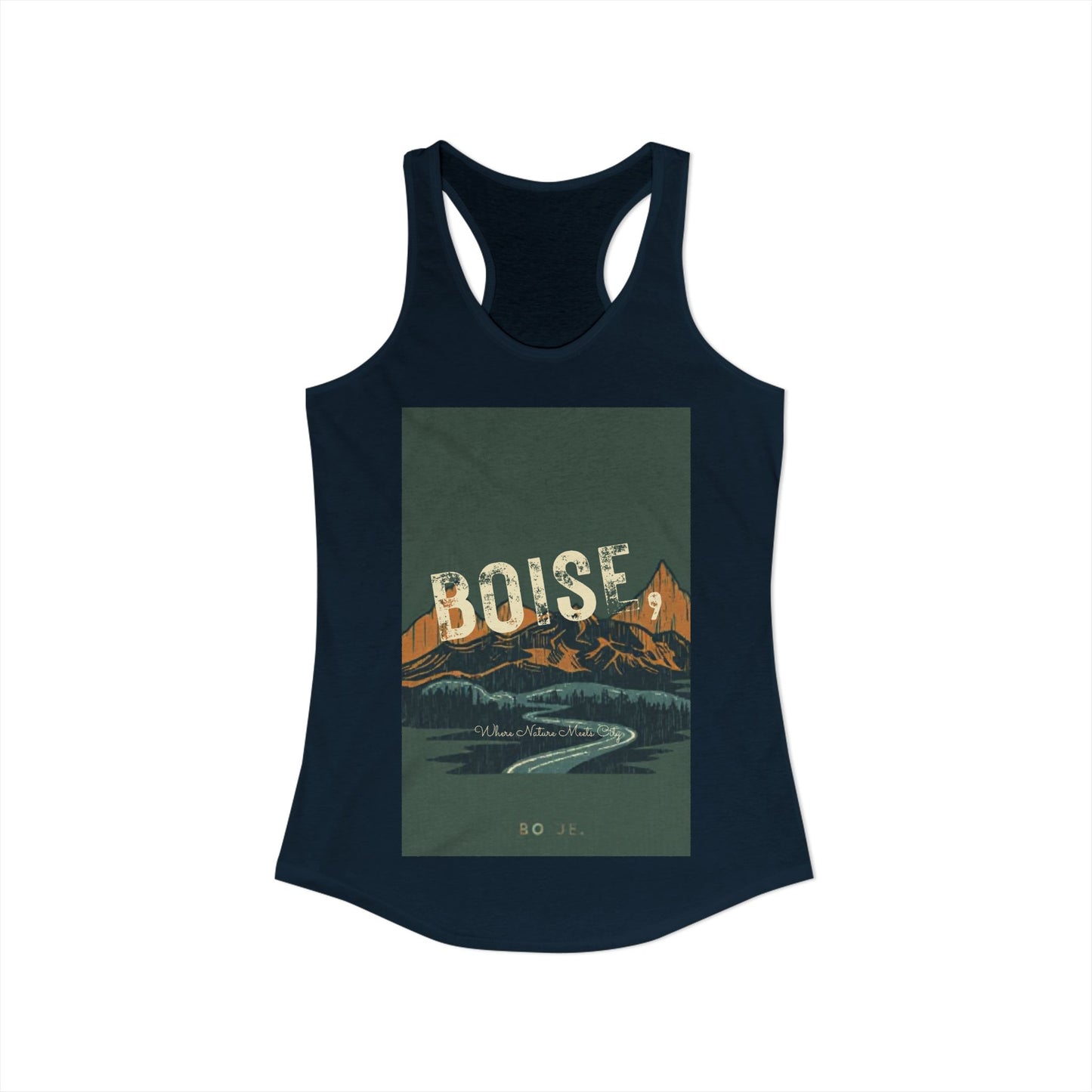 Women's Ideal Racerback Tank BOISE