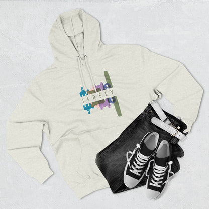 Three-Panel Fleece Hoodie  | Cozy Layer | True North