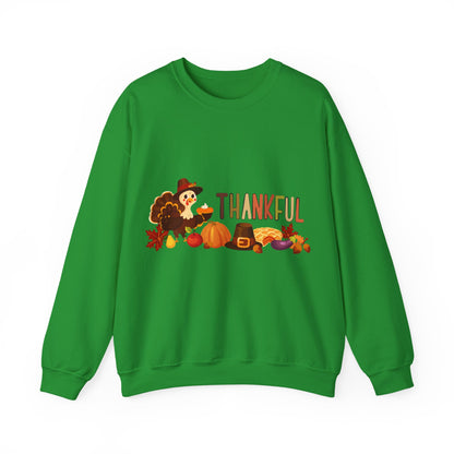 Thankful Thanksgiving Crewneck Sweatshirt  | True North