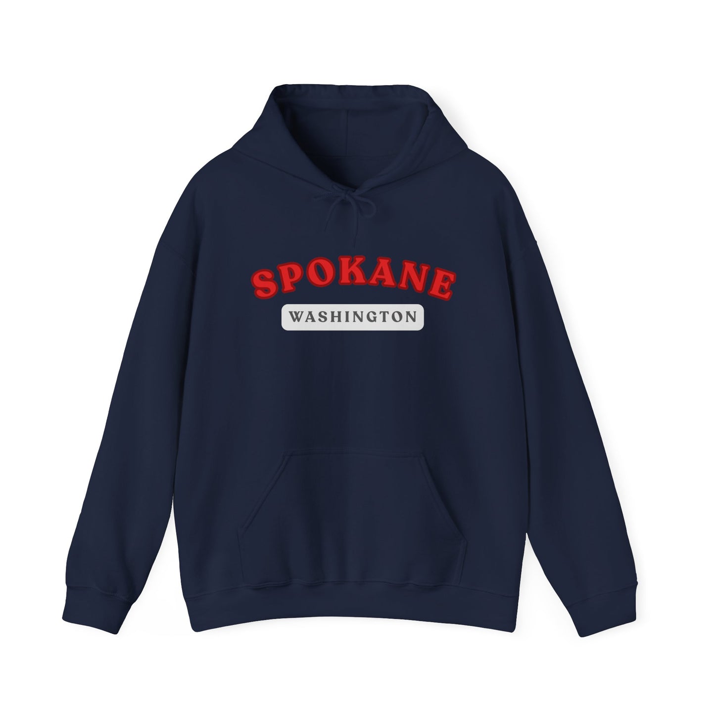 Spokane Washington Pullover Hoodie – Classic Collegiate City Sweatshirt