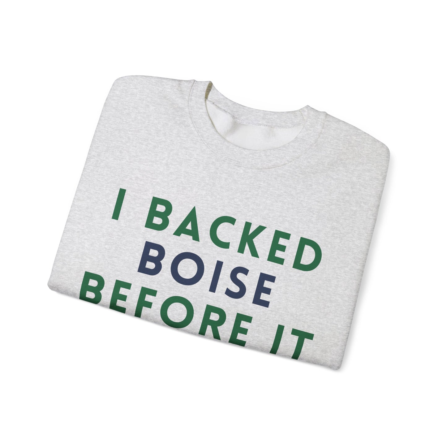 Classic White Crewneck Sweatshirt boise
