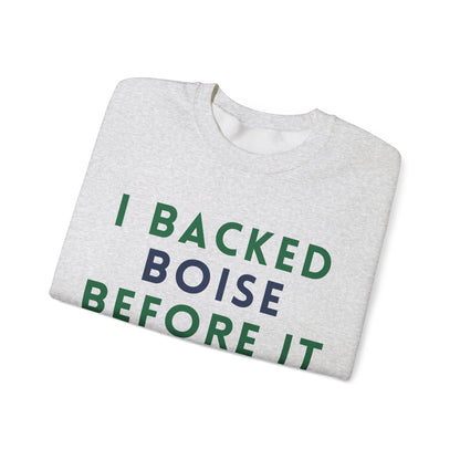 Classic White Crewneck Sweatshirt boise