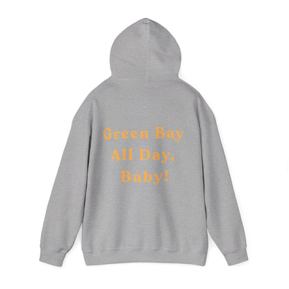 Green Bay Fan Gear Heavy Blend Hooded Sweatshirt | Cozy Sundays | True North