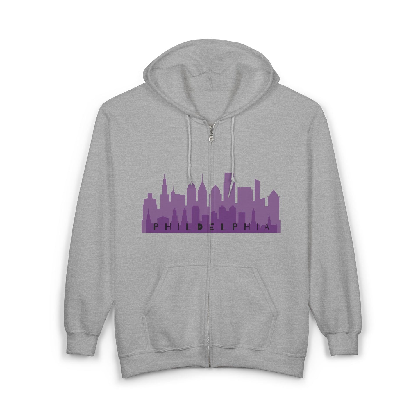 Philadelphia Skyline Zip Hoodie | City Lovers | True North
