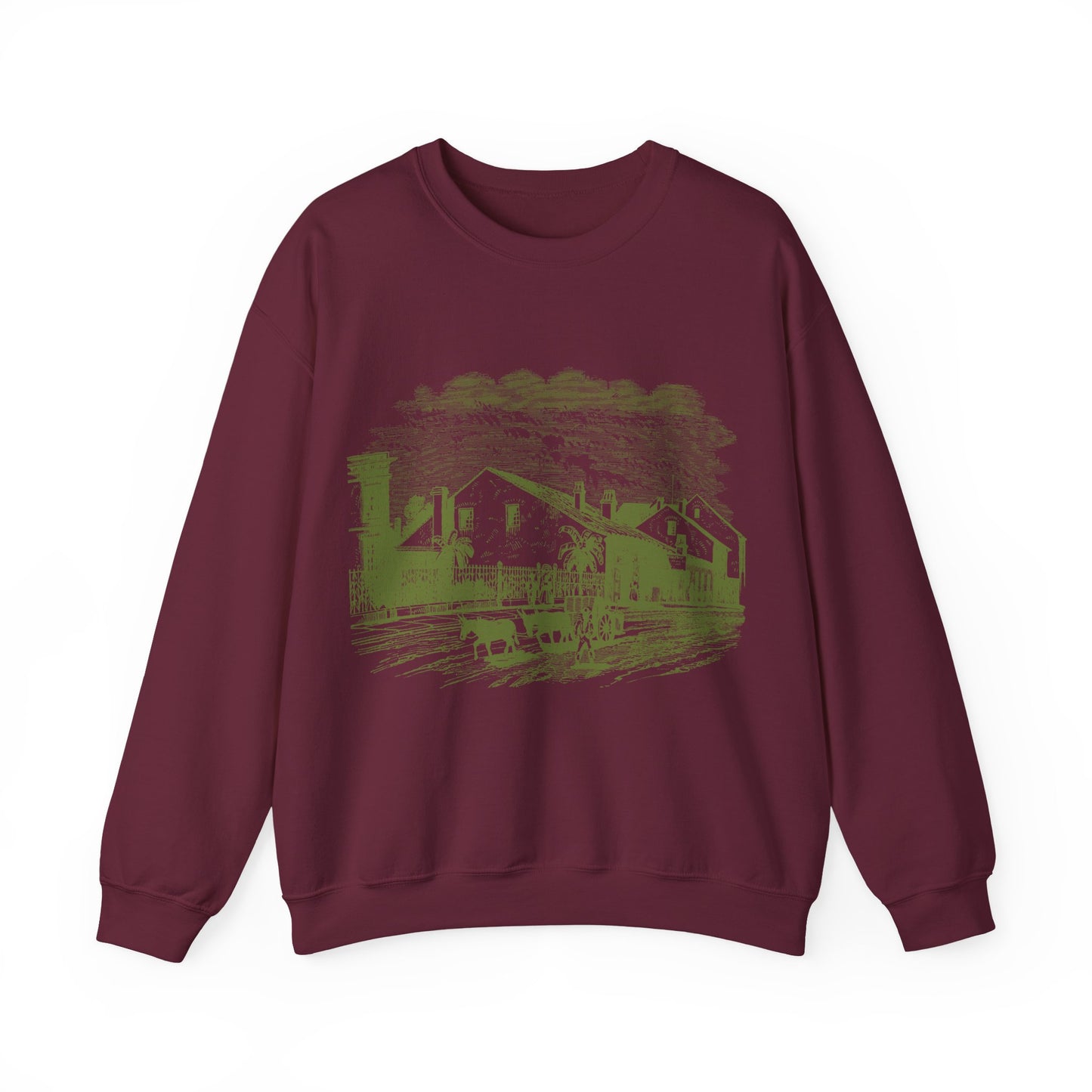 Farmhouse Graphic Crewneck Sweatshirt | Perfect for Autumn | True North