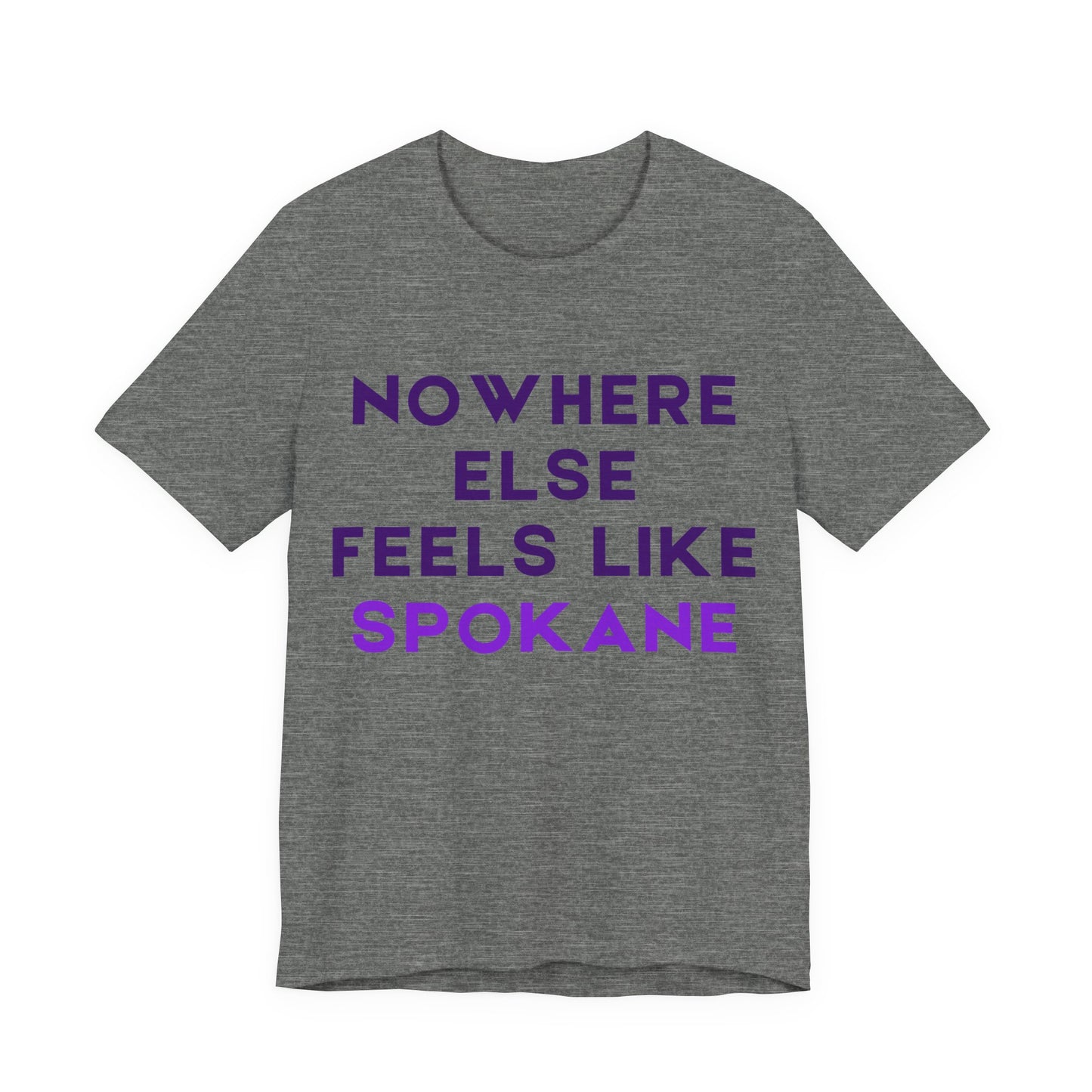 Spokane Pride T-Shirt — "Nowhere Else Feels Like Spokane" Graphic Tee