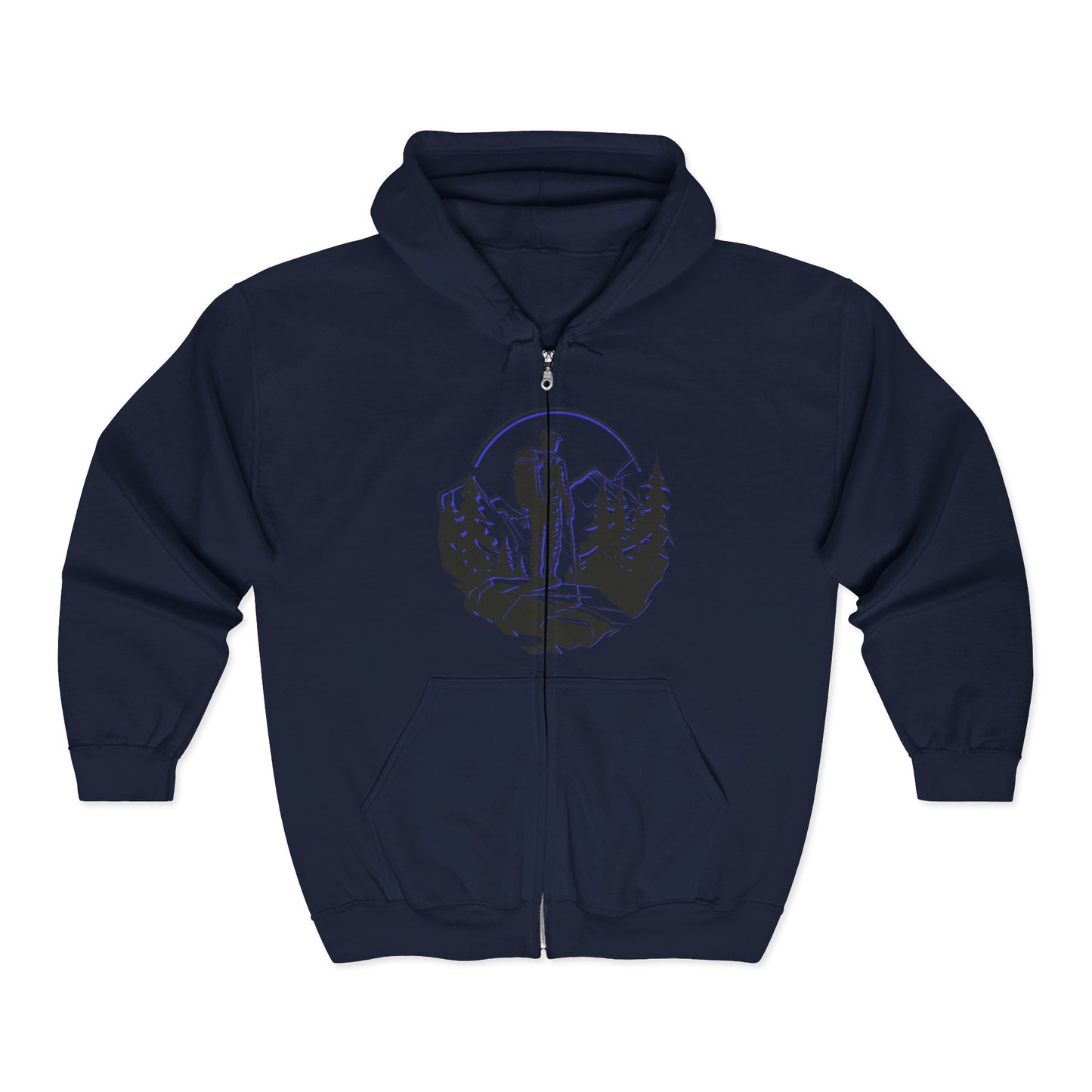 Nature-Inspired Zip Hoodie | Campers, Hiking, Travel, and Nature Lovers | True North