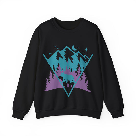 Mountain Adventure Crewneck Sweatshirt | Cozy Outdoor Pullove | True North