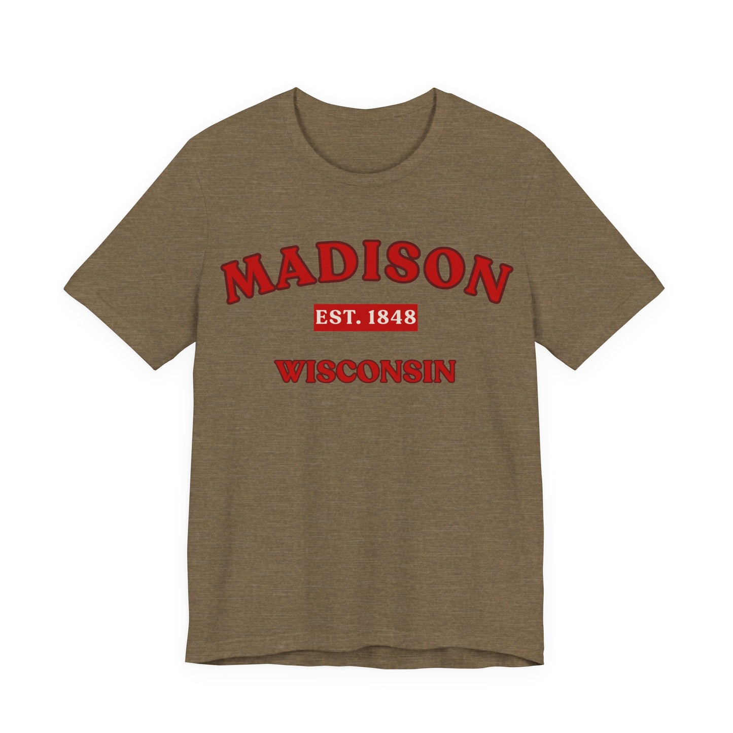 Madison Wisconsin Established 1848 JERSEY Tee
