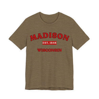 Madison Wisconsin Established 1848 JERSEY Tee