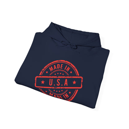 American Pride Apparel, Made in USA Hooded Sweatshirt | Heavy Blend Hoodie  | True North