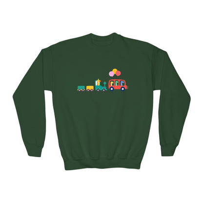 Colorful Vehicles Sweatshirt | Dino & Train | True North