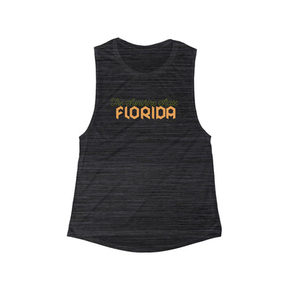 Florida | Women’s Flowy Scoop Muscle Tank | True North