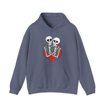 Romantic Skeletons Hoodie | Halloween Fall Fashion | True North