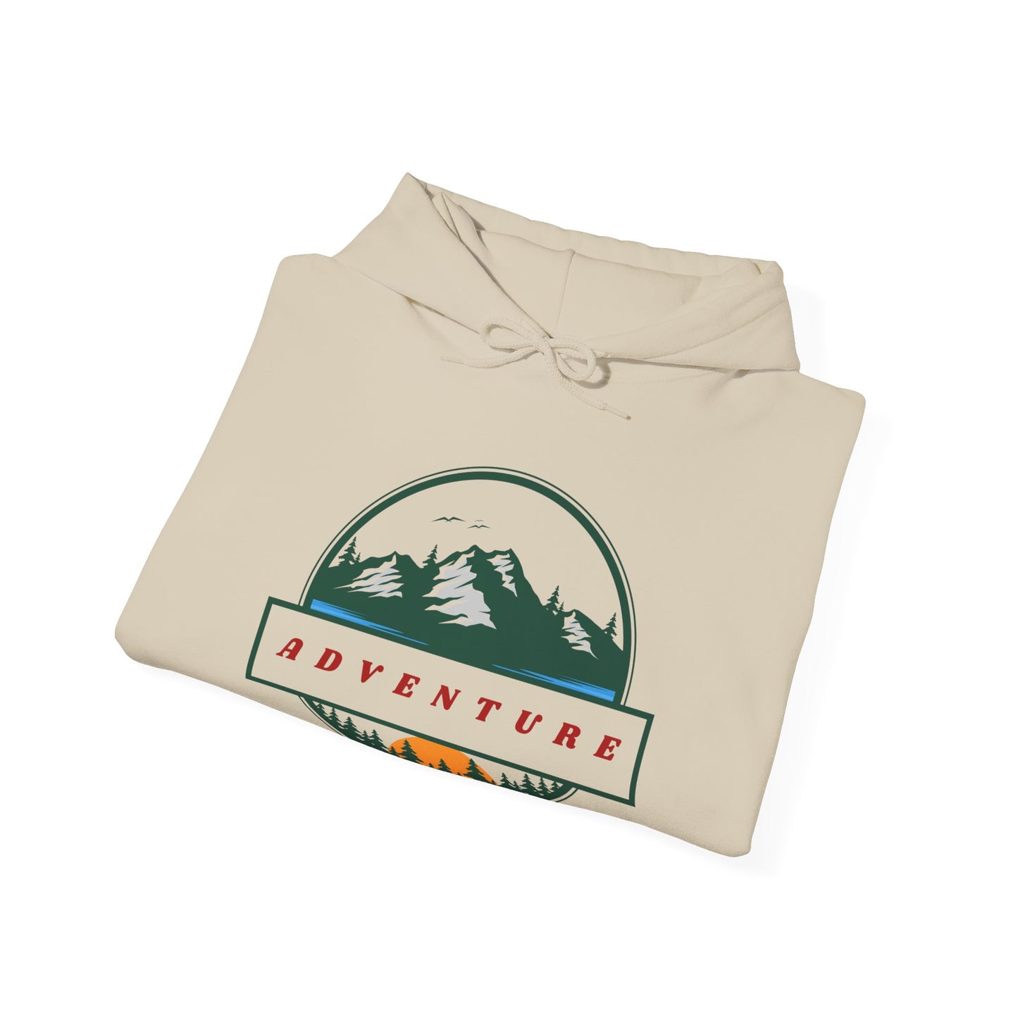 Adventure-Themed Hooded Sweatshirt | Cozy Hoodie for Outdoor Enthusiasts | True North