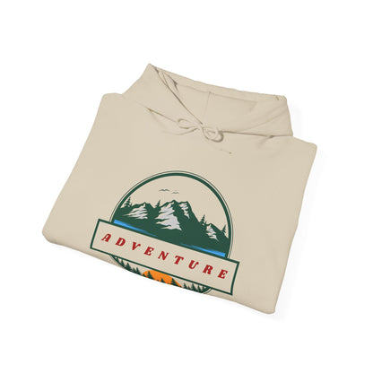 Adventure-Themed Hooded Sweatshirt | Cozy Hoodie for Outdoor Enthusiasts | True North