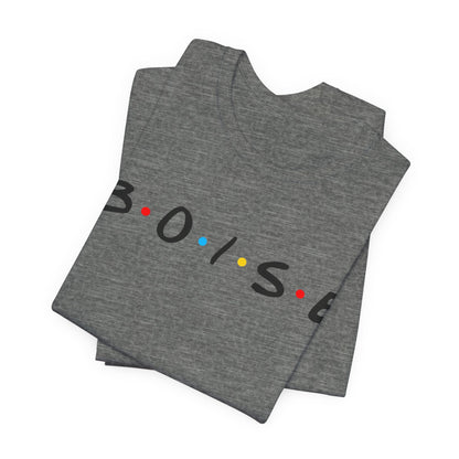 Boise Retro Friends-Style Tee — City Name Graphic T-Shirt