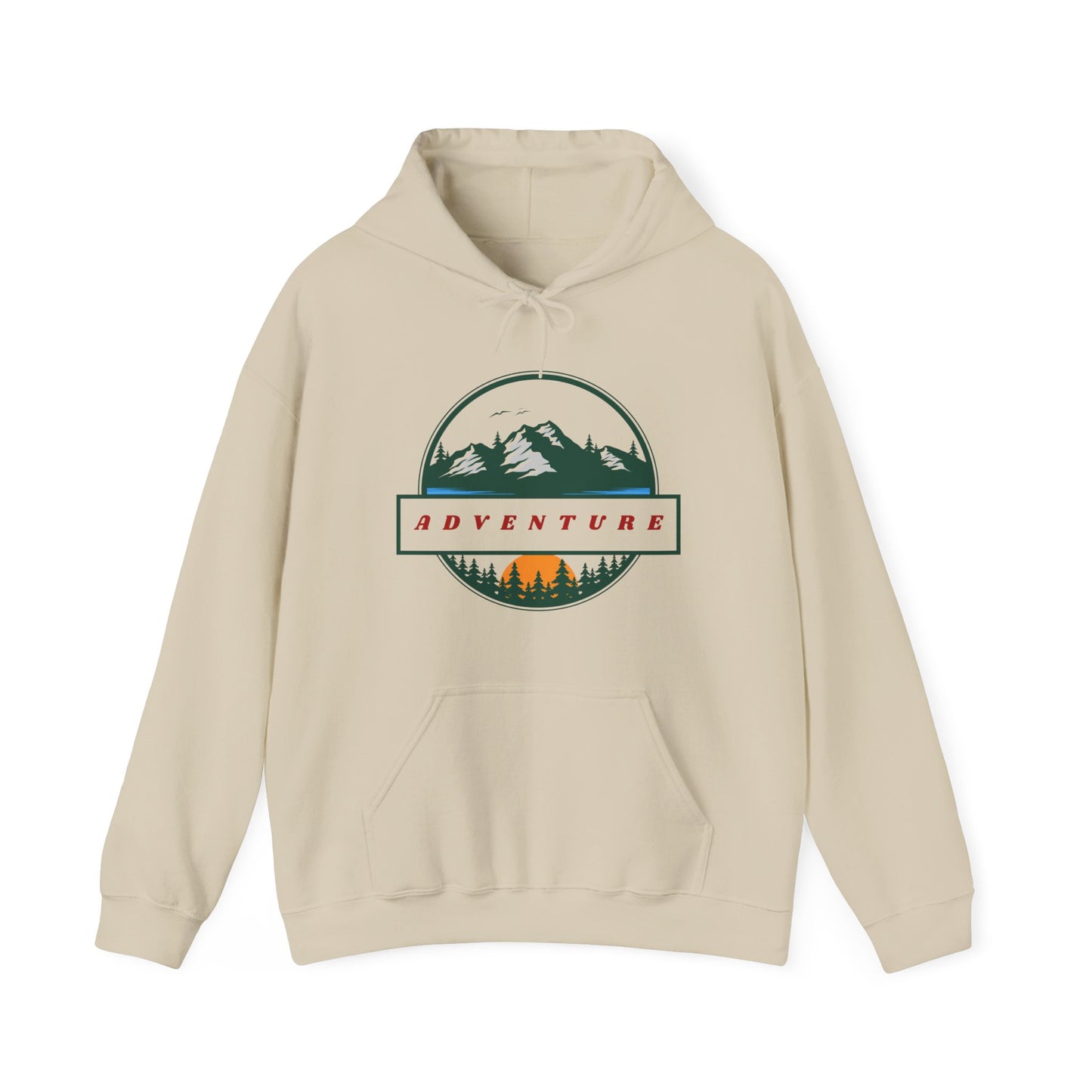 Adventure-Themed Hooded Sweatshirt | Cozy Hoodie for Outdoor Enthusiasts | True North