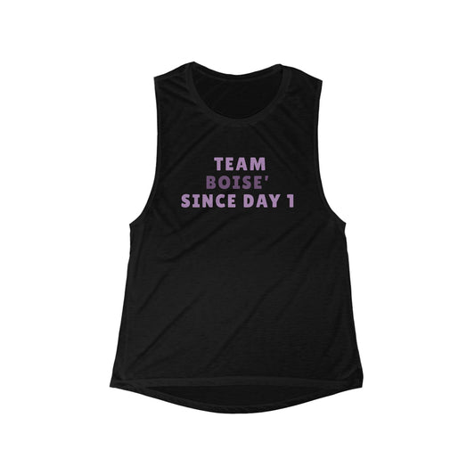 Team Boise Since Day 1 Women's Muscle Tank — Local Pride Sleeveless Top