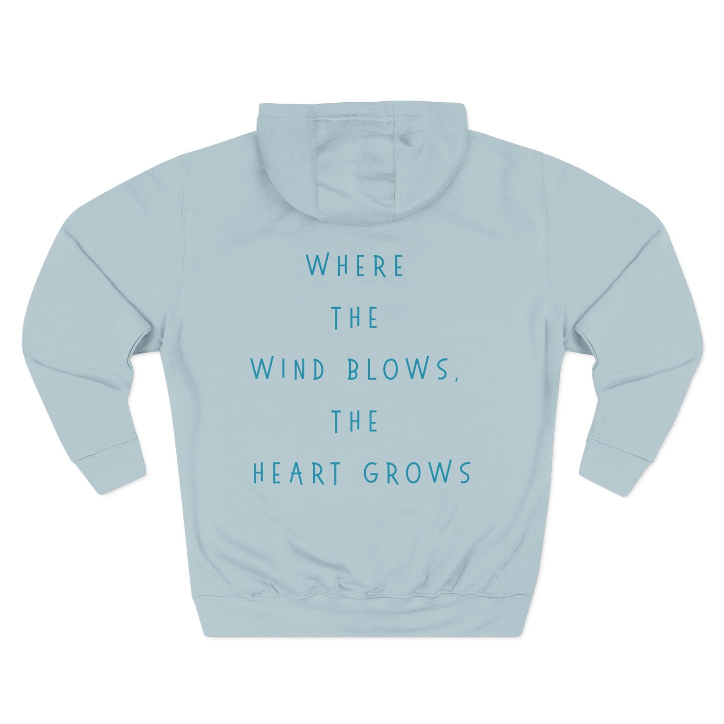Three-Panel Fleece Hoodie  | Cozy Layer | True North