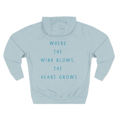 Three-Panel Fleece Hoodie  | Cozy Layer | True North