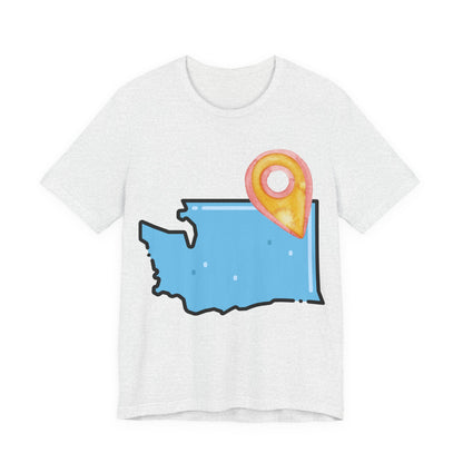 SPOKANE Map T-Shirt with Location Pin — Travel & Home Pride Tee