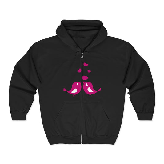 Romantic Bird Hoodie |  Anniversary Gift | True North