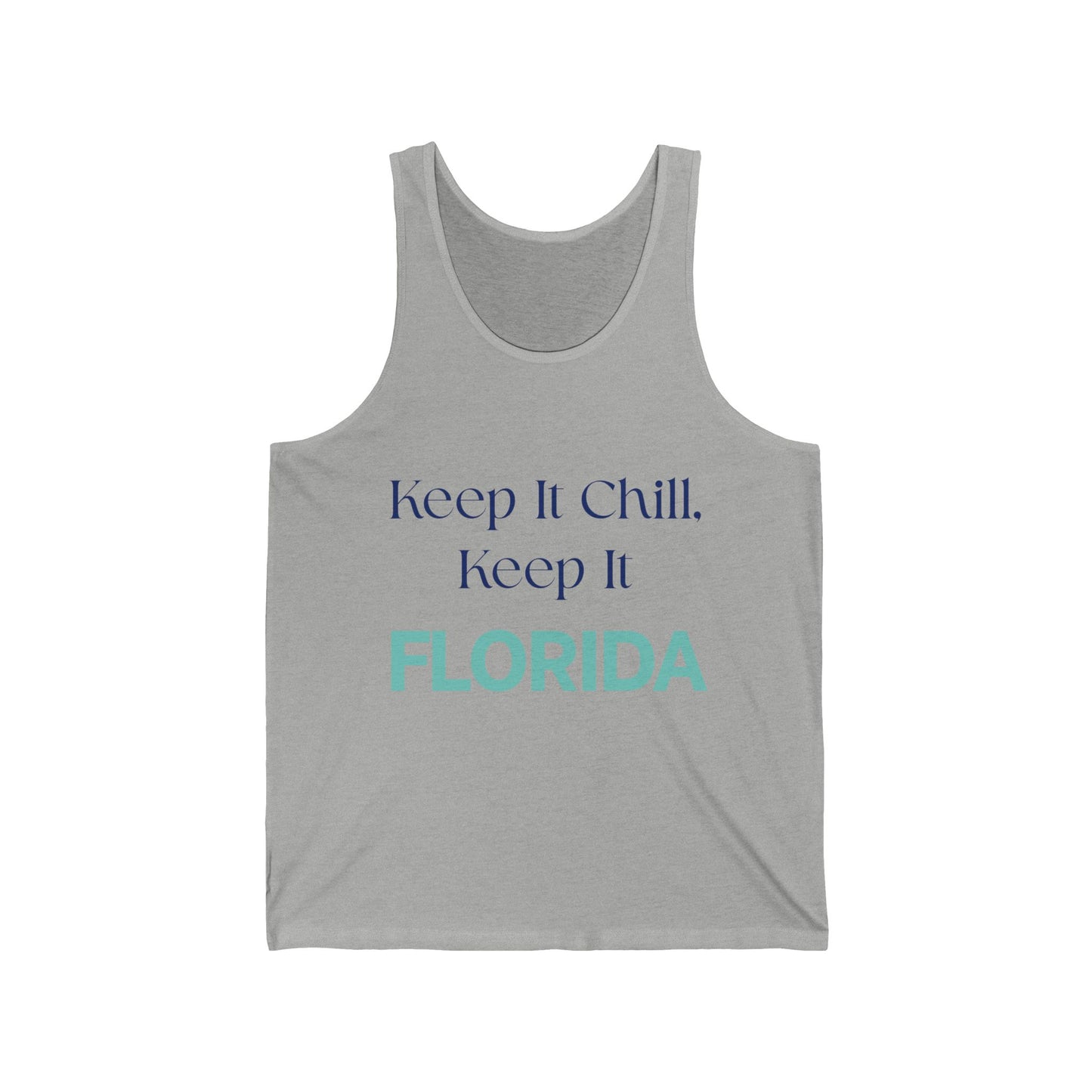 Keep It Chill Florida Men/Unisex Tank Top | Lightweight Soft & Comfort | True North