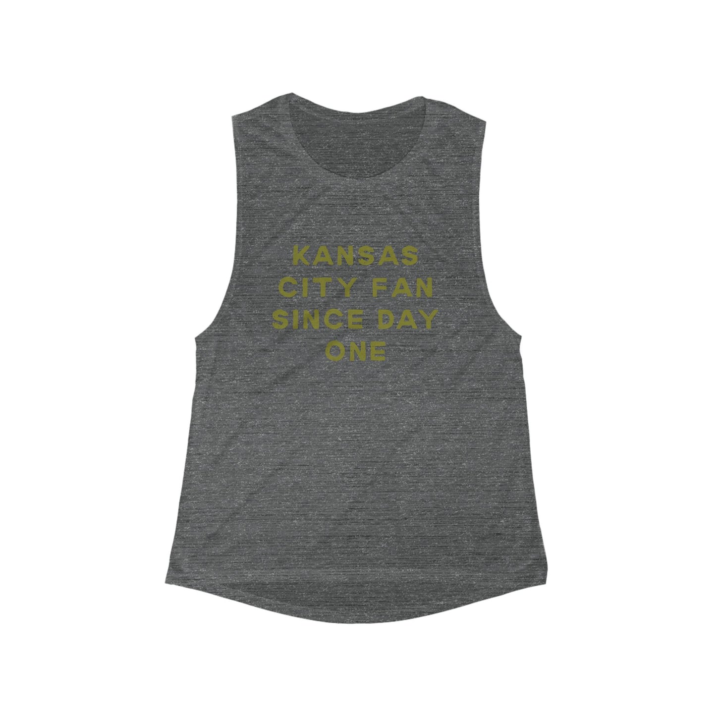 Kansas City Fan Since Day One | Women’s Flowy Scoop Muscle Tank | True North