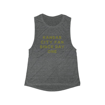 Kansas City Fan Since Day One | Women’s Flowy Scoop Muscle Tank | True North