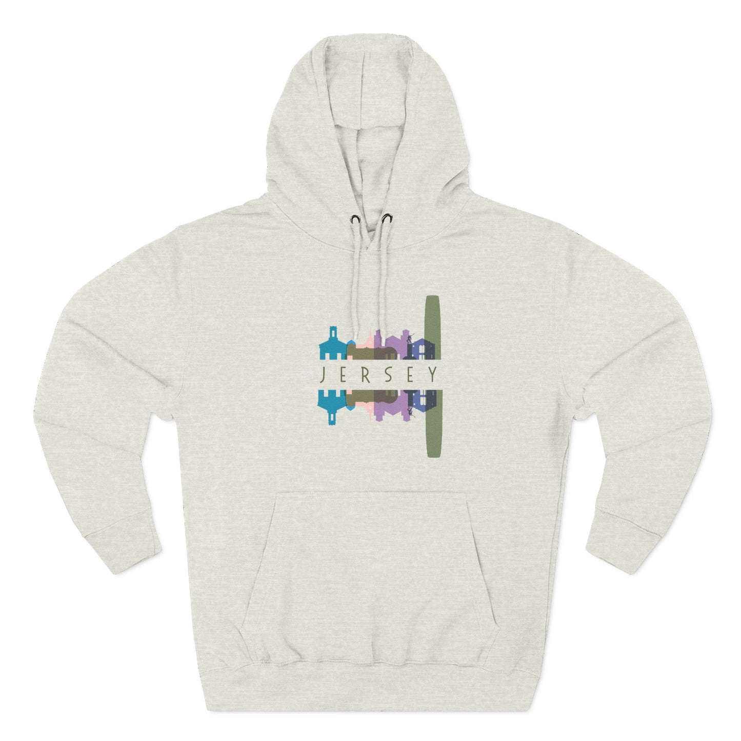 Three-Panel Fleece Hoodie  | Cozy Layer | True North