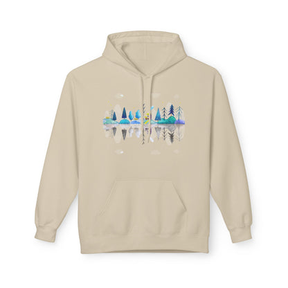 Cozy Nature-Inspired Fleece Hoodie | Inspirational Winter Apparel | True North