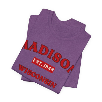 Madison Wisconsin Established 1848 JERSEY Tee