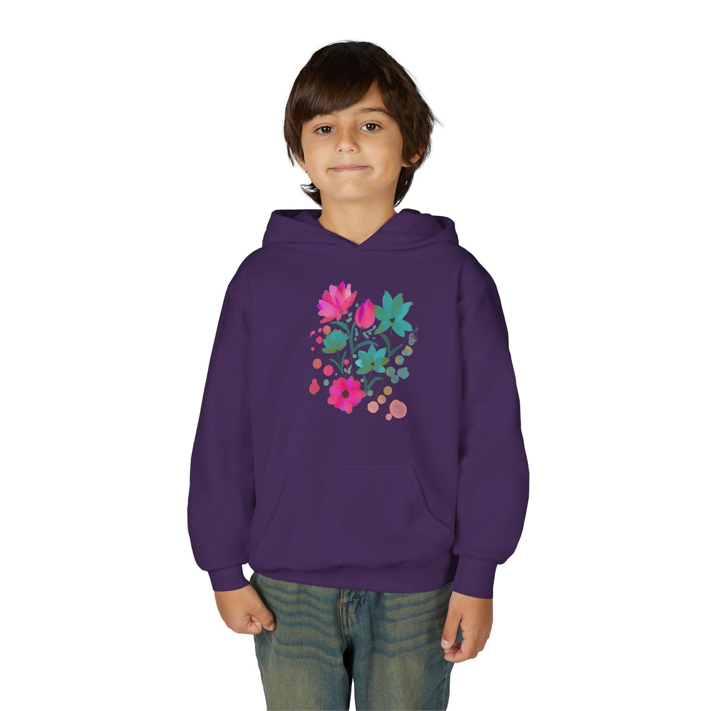 Floral Youth Hoodie | Stylish Layering | True North