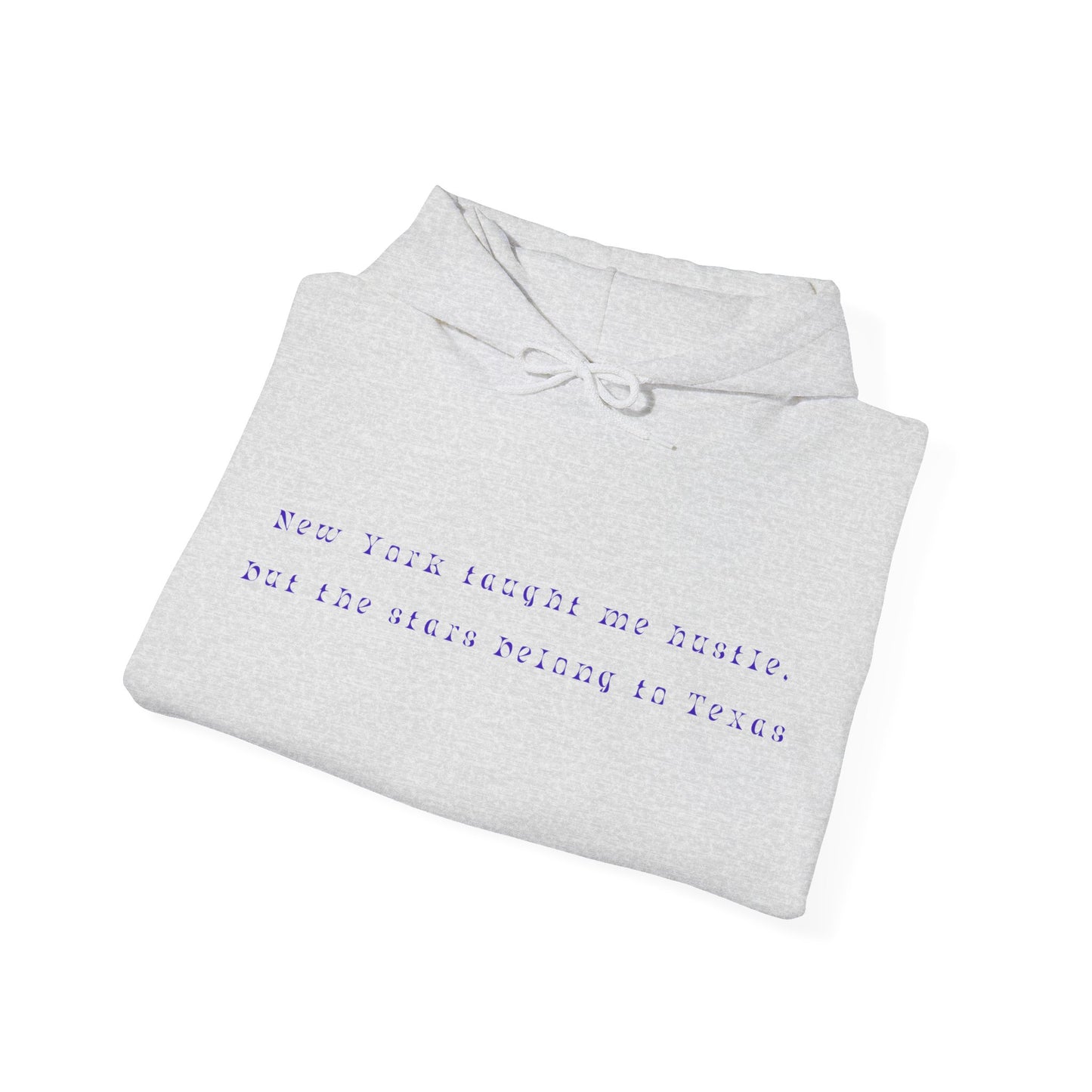 New York Hustles Inspirational Quote Hooded Sweatshirt | True North