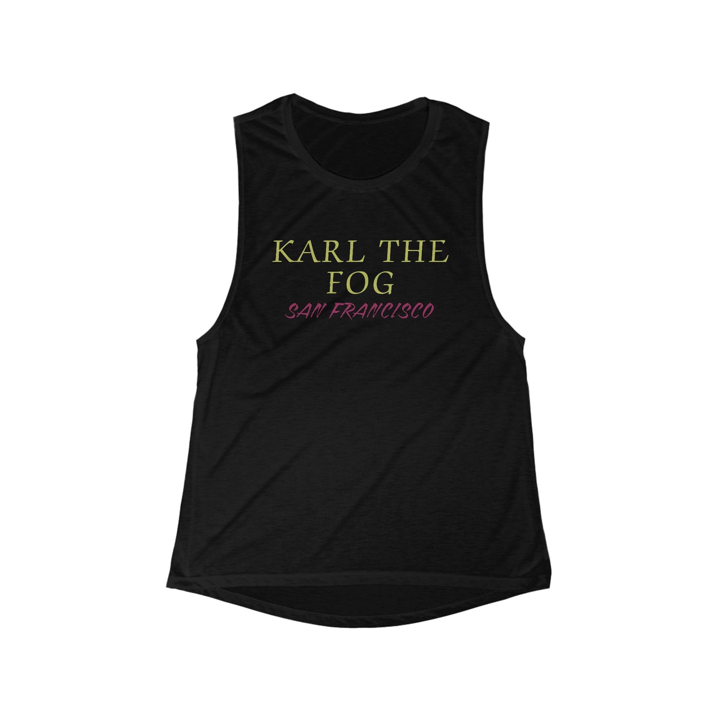 Karl the Fog San Francisco | Women’s Flowy Scoop Muscle Tank | True North