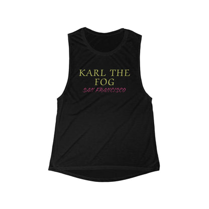 Karl the Fog San Francisco | Women’s Flowy Scoop Muscle Tank | True North