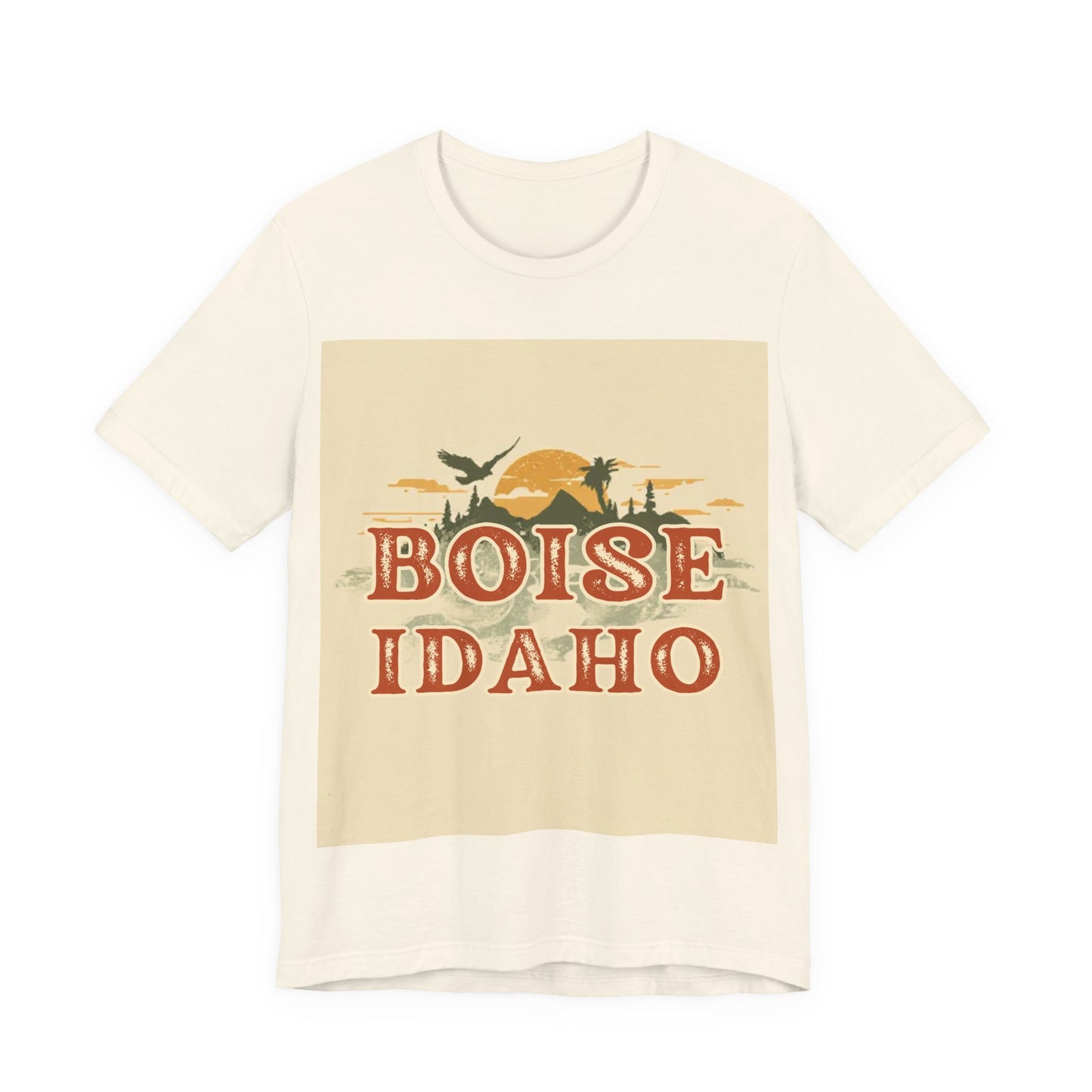 Boise Idaho Retro Sunset T-Shirt