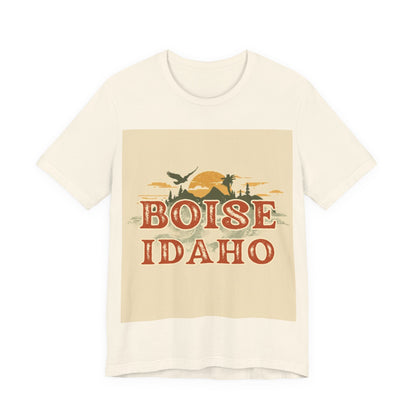 Boise Idaho Retro Sunset T-Shirt