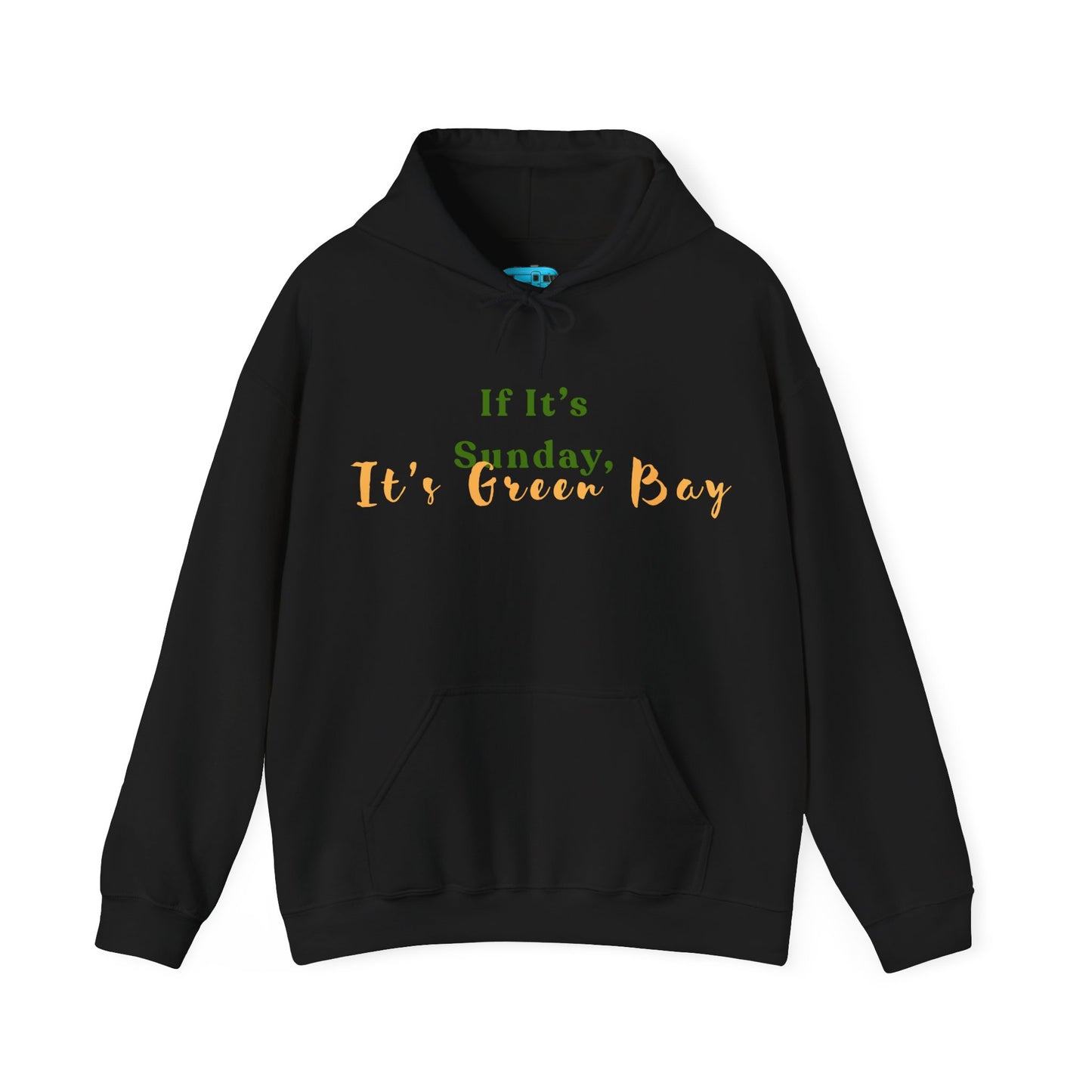 Green Bay Fan Gear Heavy Blend Hooded Sweatshirt | Cozy Sundays | True North
