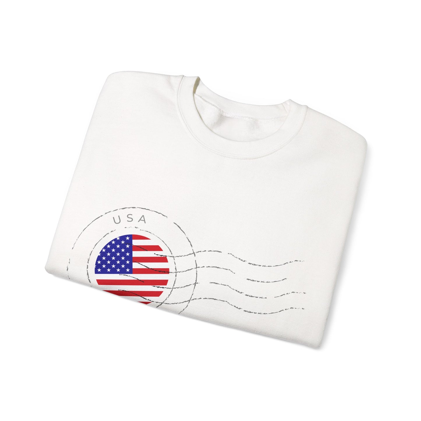 USA Flag Postmark Sweatshirt | True North