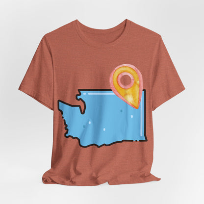 SPOKANE Map T-Shirt with Location Pin — Travel & Home Pride Tee