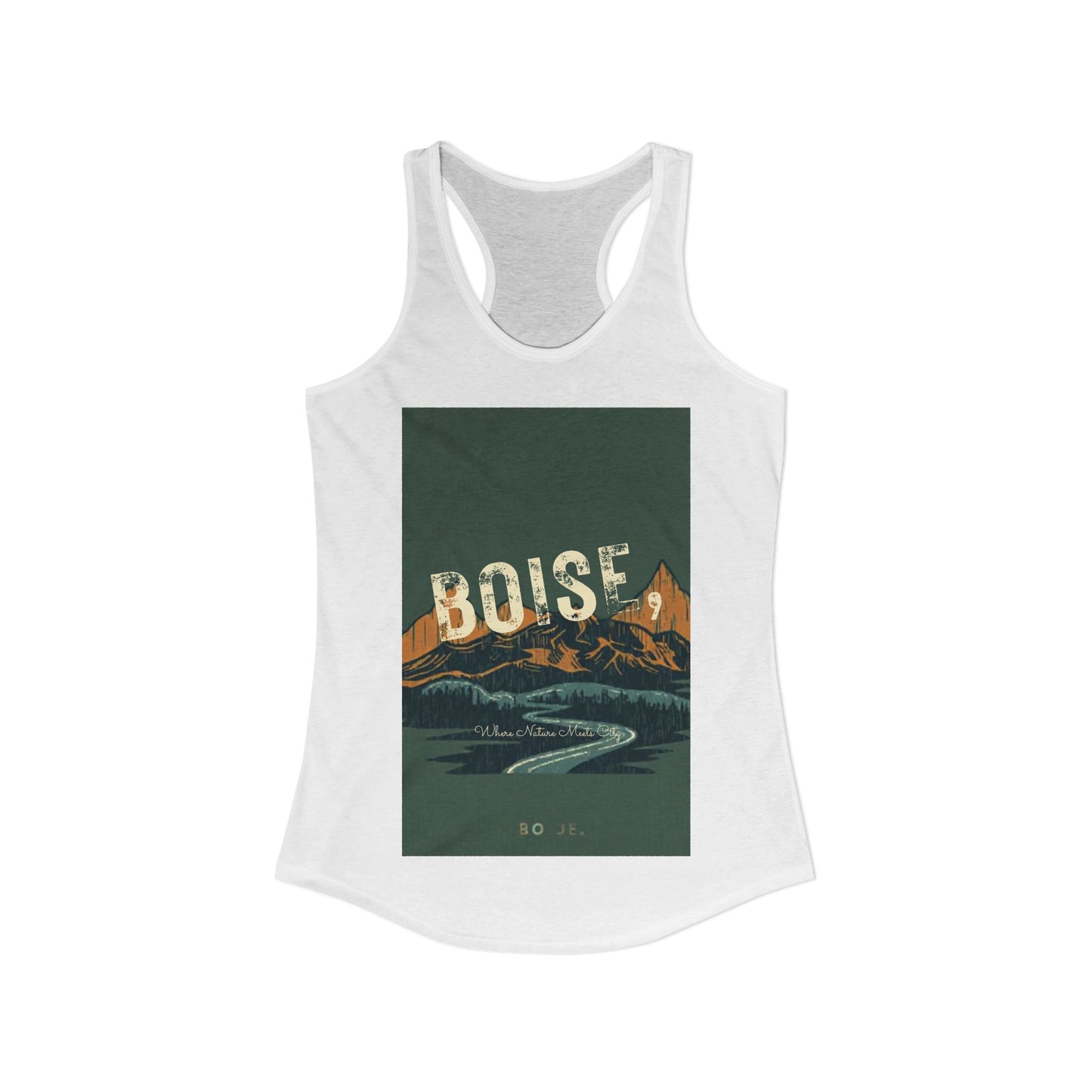 Women's Ideal Racerback Tank BOISE