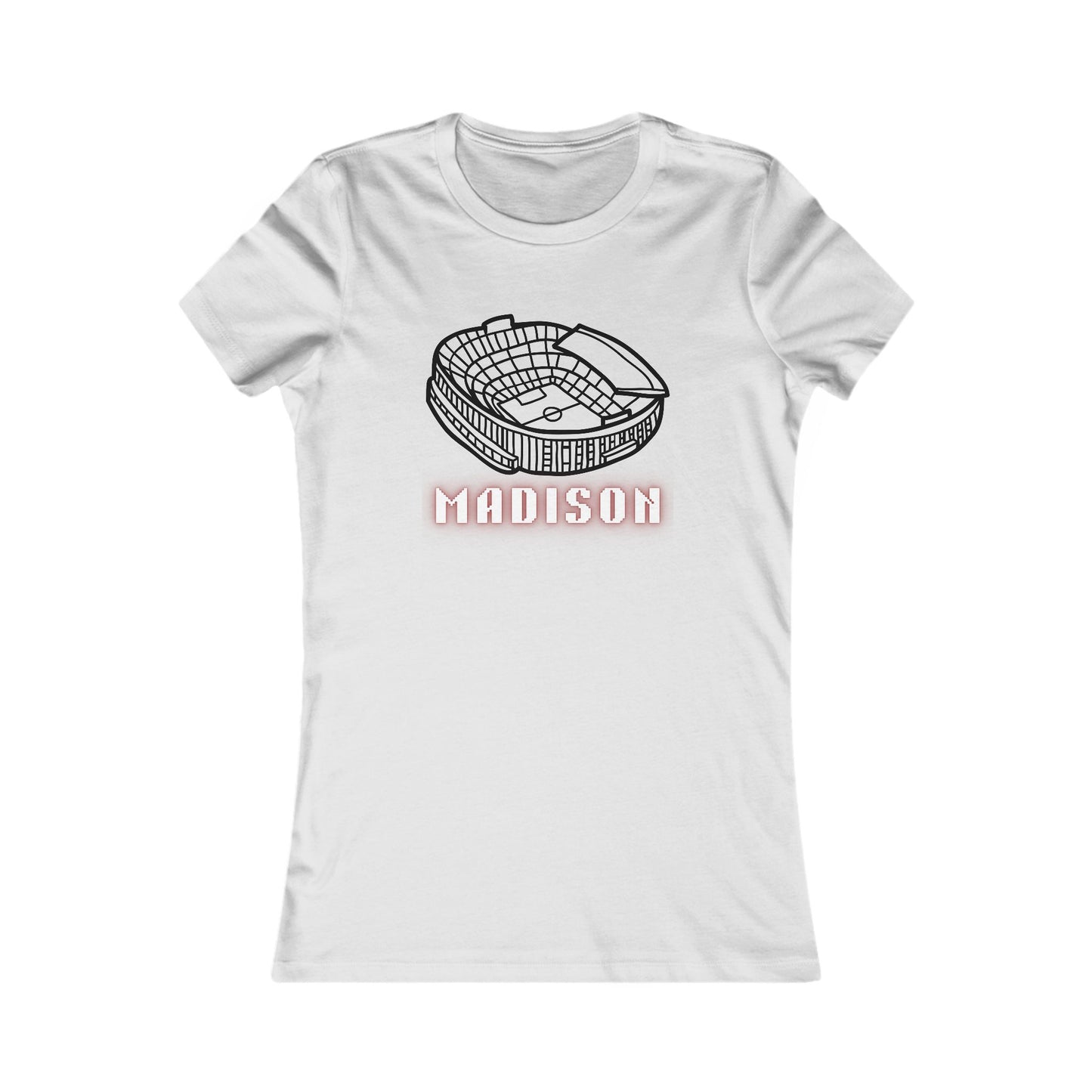 Stadium Map Tee — 'Madison' Women's Graphic T-Shirt