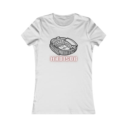 Stadium Map Tee — 'Madison' Women's Graphic T-Shirt