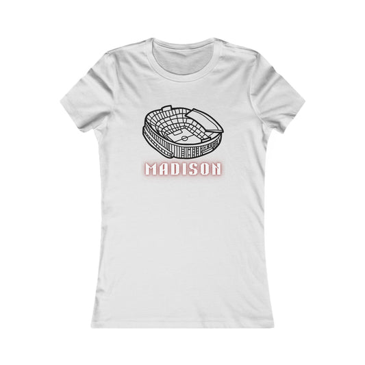 Stadium Map Tee — 'Madison' Women's Graphic T-Shirt