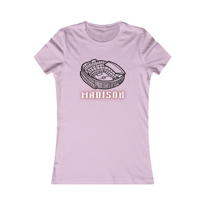 Stadium Map Tee — 'Madison' Women's Graphic T-Shirt