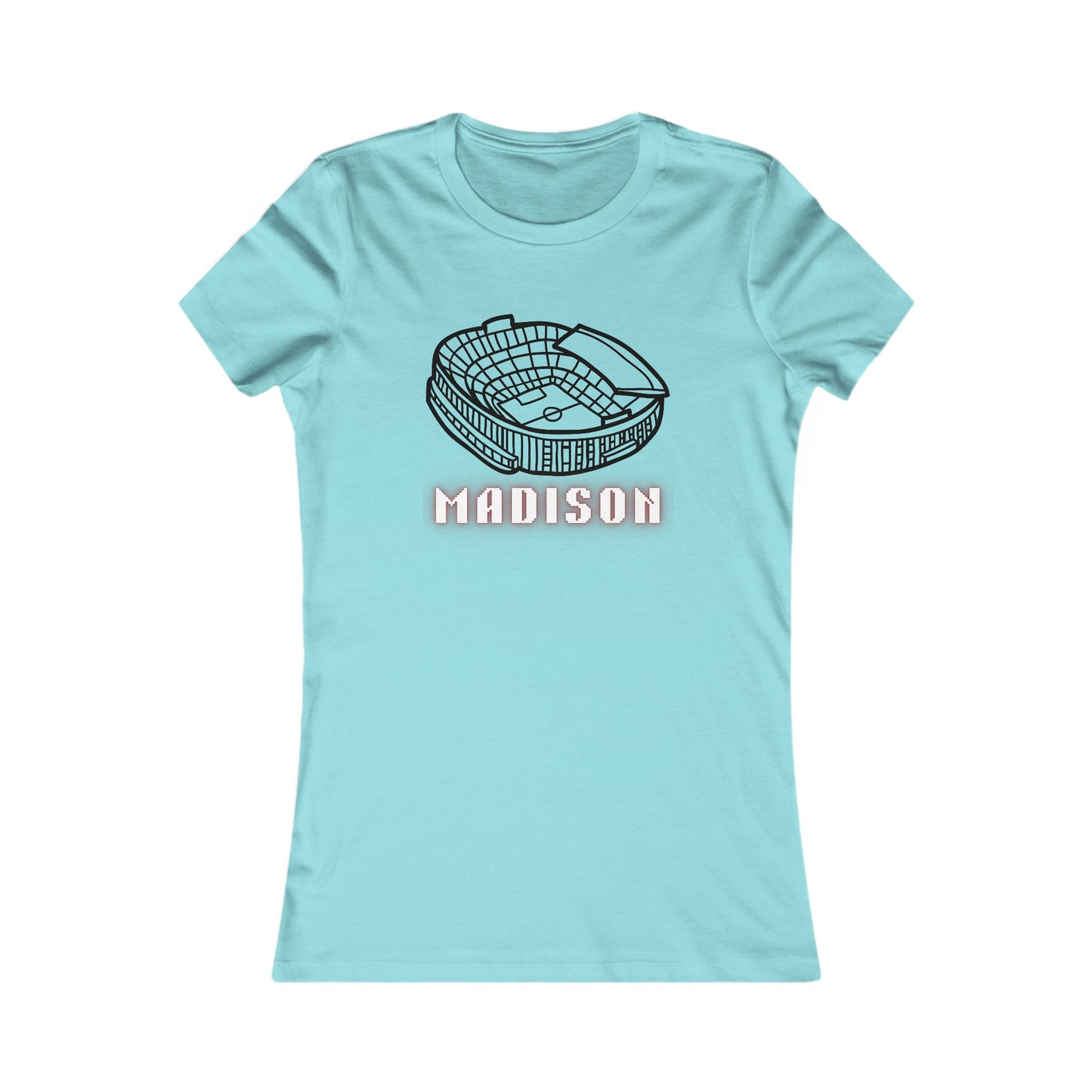Stadium Map Tee — 'Madison' Women's Graphic T-Shirt